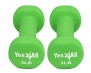 Neoprene dumbbells set of 1-pair: 3 lbs (6 lbs total) - ²D5XIZ