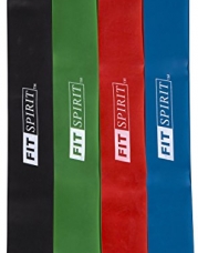 Fit Spirit® Fitness Exercise Resistance Loop Bands - Set of 4