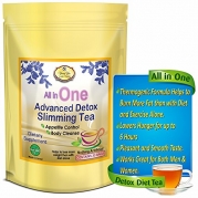 All in One Delicious Detox Tea. Fast Weight Loss Tea! Detox, Cleanse, Appetite Control. Highest Quality Kosher Certified BEST Detox Diet Tea