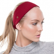 BLOM Multi-Style Headband for Sports or Fashion. Happy Head Guarantee - Super Comfortable. Red.