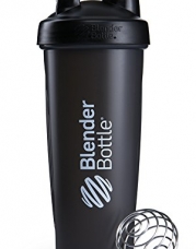 BlenderBottle Classic Loop Top Shaker Bottle, Black, 32 Ounce