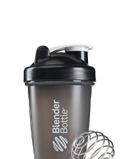 BlenderBottle Classic Shaker Bottle, 28-ounce, Black/Black