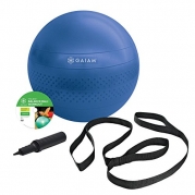 Gaiam Total Body Balance Ball Kit (75cm) with Stretch Strap