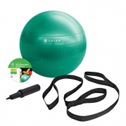 Gaiam Total Body Balance Ball Kit (65cm) with Stretch Strep