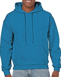 Gildan Adult Heavy Blend� Hooded Sweatshirt (Antique Sapphire) (Small)