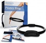 Pilates Ring - Best Magic Circle for Resistance Toning in Pilates & Yoga - Perfect for Fitness Training - Includes Instructional Pamphlet and Video Access - Inversion Studios