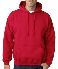 Gildan Mens Heavy Blend Hooded Sweatshirt (Cardinal Red) (Small)