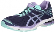 ASICS Women's Gt-1000 4 Running Shoe, Midnight/Violet/Beach Glass, 5 D US
