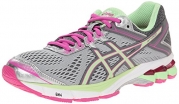 ASICS Women's Gt-1000 4 Running Shoe, Silver/Pistachio/Pink Glow, 5 D US