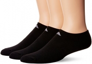 adidas Men's Athletic No Show Sock, Black/Aluminum 2, Pack of 6,  6-12