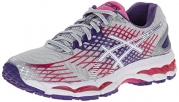ASICS Women's Gel-Nimbus 17 Running Shoe,Lightning/White/Hot Pink,6 D US