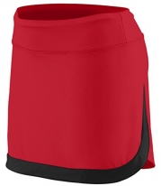Augusta Ladies' Action Color Block Skort (Red_Black) (2X)