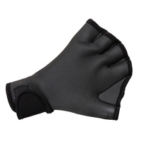 Flammi Aqua Fit Swim Training Gloves Water Resistance Webbed Swim Gloves ( Black,Small Size,1 Pair)
