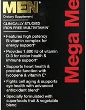 Gnc Mega Men Multi Vitamin, 180 Count
