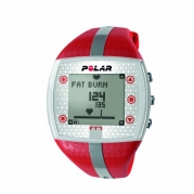 Polar FT7 Heart Rate Monitor Watch (Red/ Silver)