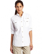 Columbia Women's Bahama Long Sleeve Shirt - White - XS