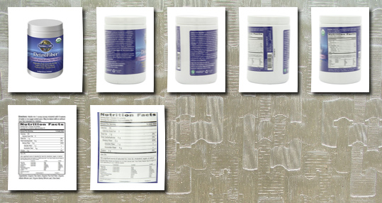 Garden of Life detoxifiber, -gram plastic jar