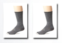 Pearl iZUMi men's elite tall wool sock, shadow grey,