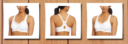 Champion women's powerback underwire sports bra, white,