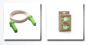 Green Toys jump rope, green