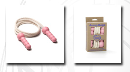 Green Toys jump rope, pink