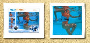 Aqua Leisure aqua fitness exercise set 6 piece color assorted