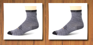 Pearl iZUMi men's elite wool sock, shadow grey, 