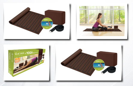 Gaiam beginner's yoga kit, cocoa